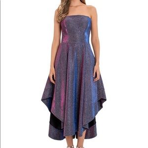 Betsy&Adam Purple Cocktail Dress